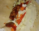 A picture of step 1 of Tortilla wraps.