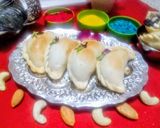 बेक्ड ड्रायफ्रूट्स गुझिया रेसिपी चरण 10 फोटो