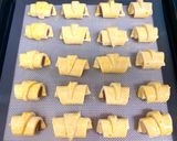 A picture of step 8 of Petite Chocolate & Peanut Butter Croissants.