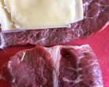 Foto del paso 1 de la receta: Milanesas de carne rellenas con jamón y queso
