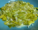 Foto del paso 1 de la receta: Quiche de puerros sin nata