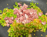 Foto del paso 5 de la receta: Guisantes con jamón