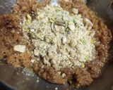 A picture of step 5 of Fig walnut halwa.