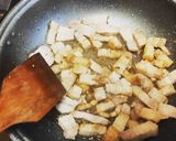 A picture of step 2 of Taiwanese braised pork rice.