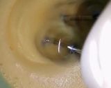 A picture of step 1 of Marble tea cake.