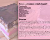 Puncsos-mascarponés kekszsüti recept fázis 1 fotója