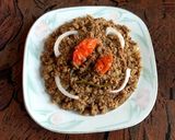 A picture of step 6 of Fried beef qeema.