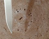 A picture of step 5 of Eggless cake with truffle sauce.