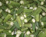 A picture of step 1 of Masala bhindi.