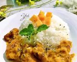 Hình bước làm 1 của món Ức gà Sốt Kem Xoài