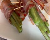 Foto del paso 1 de la receta: Rollitos de judía verde.🥓