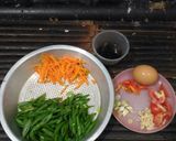 Foto langkah ke 2 dari resep Tumis Buncis Telur.