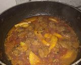 A picture of step 5 of Mutton Kofta Masala.