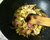 A picture of step 3 of Chicken Dakbunglow served with Gondhoraj fish pulao.