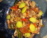 Foto langkah ke 5 dari resep Cumi Asin Tumis Pete.