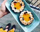 A picture of step 13 of Chocolate and Granadilla Tart #sweettooth.