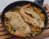 Une image de l'étape 4 de Escalope de dinde au curry.