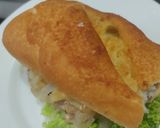 Foto del paso 13 de la receta: Sándwich de pollo y cebollas grilladas🥪🧀🍗