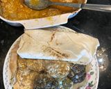 A picture of step 5 of Kofta in tahini sauce.
