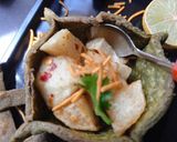 A picture of step 5 of Whole wheat palak katori with chat.