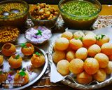 A picture of step 8 of Jalani Pani Puri, Dahi Puri.