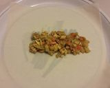 A picture of step 7 of Curry chicken spring rolls.