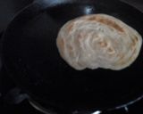 A picture of step 3 of Malabar paratha.