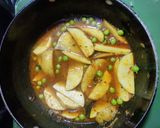 A picture of step 2 of Masala Rava Dosa.