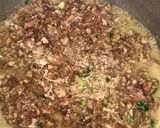 A picture of step 7 of Chinese style Qeema veggies.