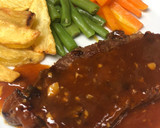 Foto langkah ke 4 dari resep Steak with Barbeque Sauce.
