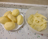 Foto del paso 2 de la receta: Pollo frito y patatas fritas en freidora de aire