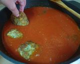 Pas rețetă Spaghetti cu chiftele de vinete în sos de roșii 4 fotografie