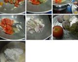 A picture of step 1 of Fire paneer.