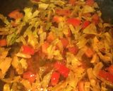 A picture of step 6 of Soupy Noodles.