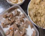 Hình bước làm 1 của món Bánh chuối từ bánh mì