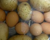 A picture of step 1 of Thabi’s potatoes salad.
