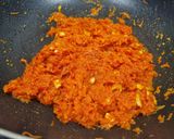 A picture of step 4 of Carrot Halwa Khoa Rolls.
