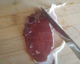 Foto del paso 3 de la receta: Espinacas con puré y jamón