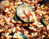 Une image de l'étape 7 de Coquillettes viande hachée courgettes.