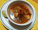Foto del paso 6 de la receta: Caldo de filete de pescado al chile ancho