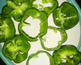 A picture of step 2 of Stuffed Capsicum Rings.