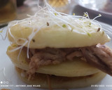 Foto del paso 13 de la receta: Milhojas de patatas con pollo 🐓 al horno y vino en reducción de su propio jugo