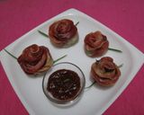 A picture of step 13 of Vegetables stuffed Rose Momos.