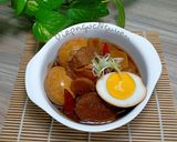 Hình bước làm 4 của món BUTA NO KAKUNI - Thịt kho trứng kiểu Nhật