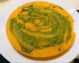 A picture of step 2 of Cheesy Masala Chat Khakhra.