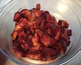 Une image de l'étape 3 de Compote pêches de vigne, prunes d'ente et coco.