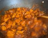 A picture of step 2 of Sotanghon Guisado.