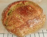 Foto langkah ke 27 dari resep Flaxseeds Pandan Swirl Sourdough Bread.