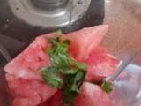 Water melon sorbet