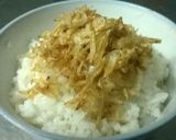 Hình bước làm 3 của món Ruốc chấy mắm tỏi